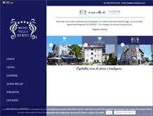 Tablet Screenshot of hotelvillabernt.com